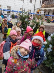 Návštěva adventních trhů předškoláků