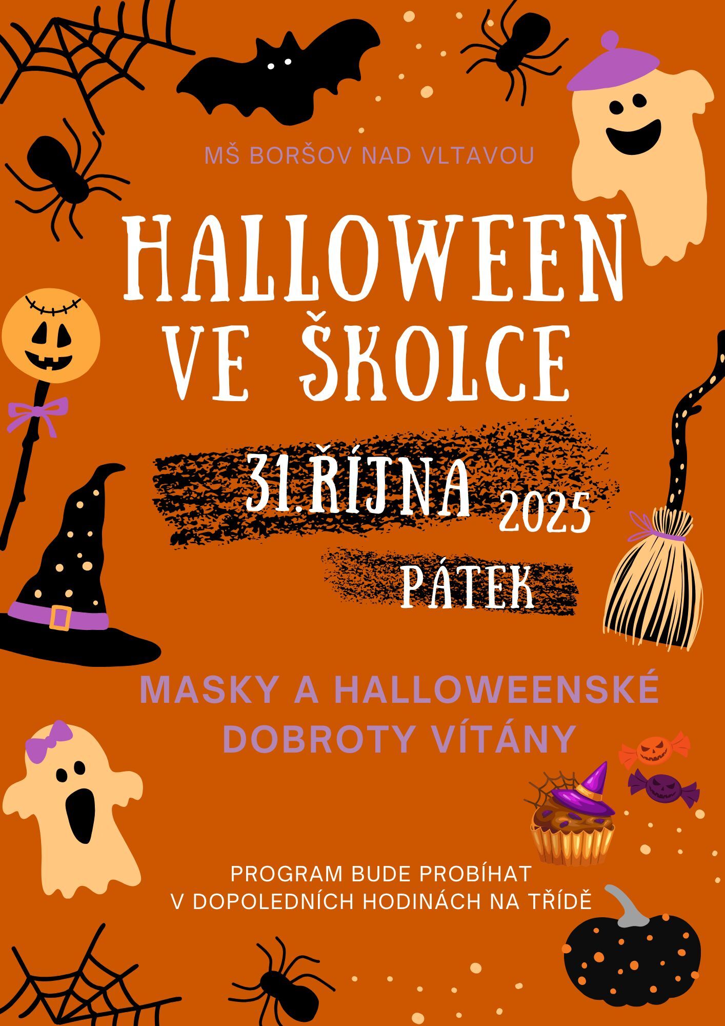 Halloween ve školce 2025
