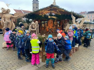 Návštěva adventních trhů předškoláků