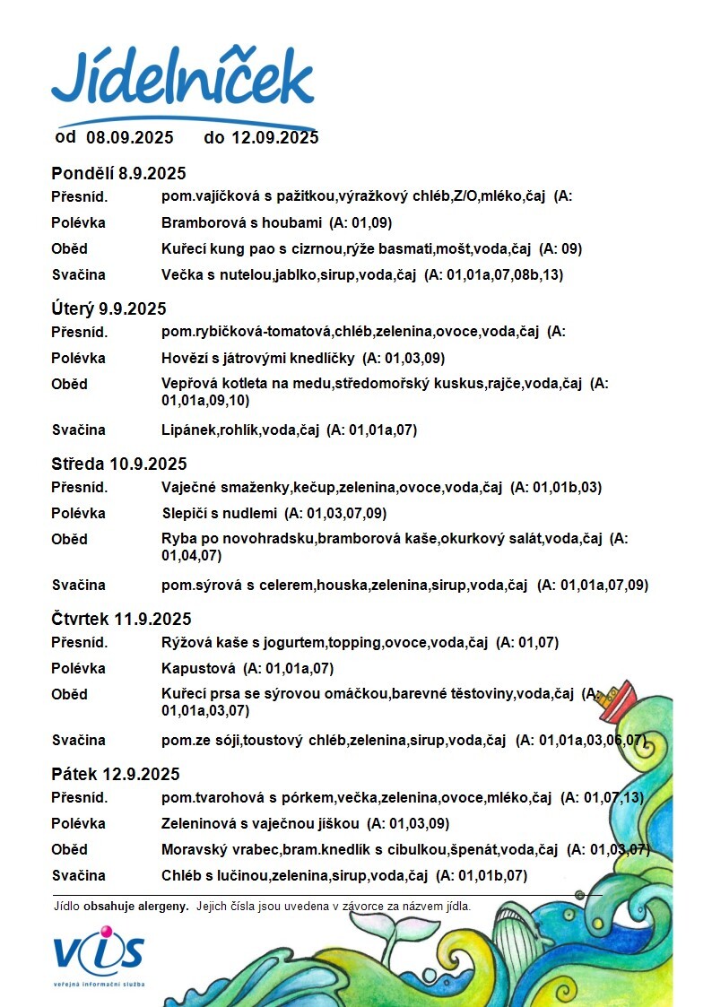 JÍDELNÍČEK 08.09.-12.09.2025